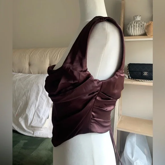 House Of CB “UNA” Rich Brown Corset - Picture 12 of 16